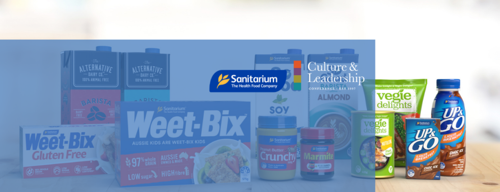 Sanitarium logo from Human Synergistics Culture and Leadership Conference presentation